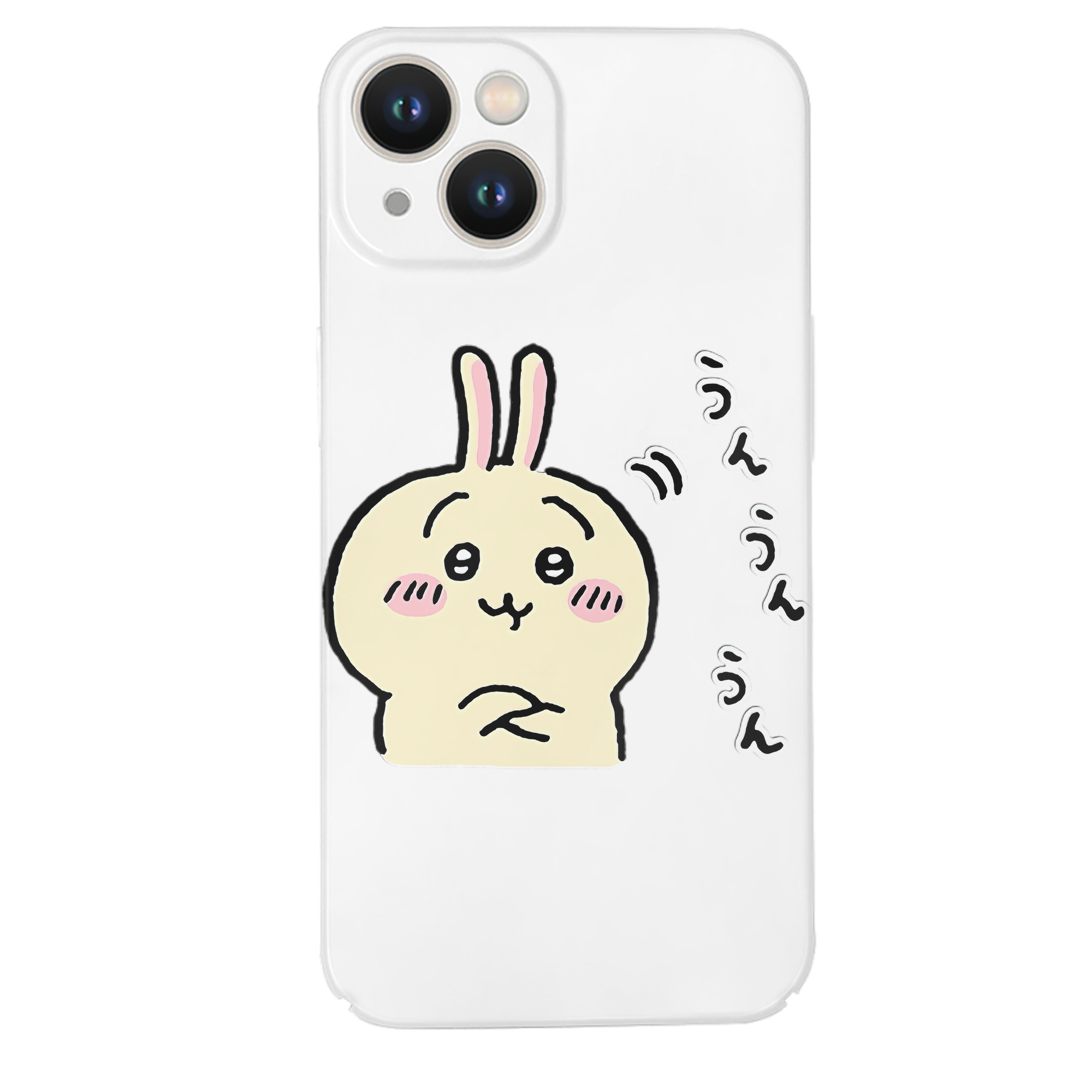 （画像用） ちいかわ うさぎ Chii-kawa usagi 【iPhone 14シリーズ対応】ハードケース